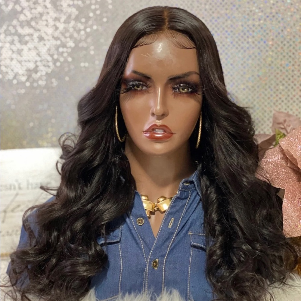 🔥 28” Beautiful Jiera 4 X4 Closure Customized 💯 Brazilian Human Hair Wig 🔥